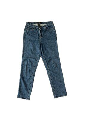 Venezia Women's Blue Straight Leg Stretch Jeans Size 16